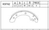 TOYOT 0449502050 Brake Shoe Set